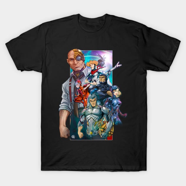 SilverHawks T-Shirt by Crike99Art